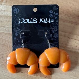 Croissant Earrings Dollz Kill